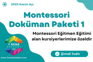 Montessori Dokümanları 7 renk akademi