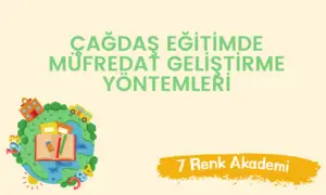 Cagdas Egitimde Mufredat Gelistirme Yontemleri
