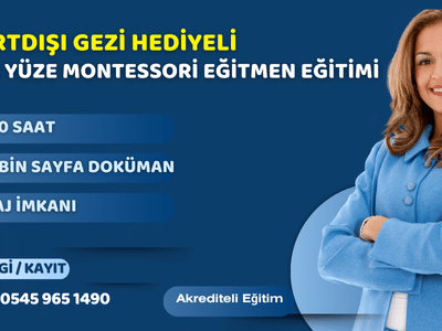 Montessori Eğitmen Eğitimi 2025