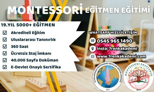 Montessori Eğitmen Eğitimi 2025