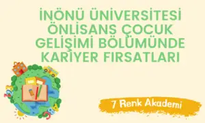 Inonu Universitesi Onlisans Cocuk Gelisimi Bolumunde Kariyer Firsatlari