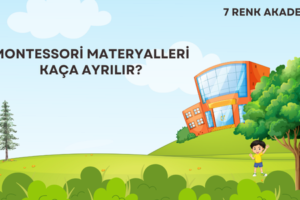 Montessori Materyalleri Kaça Ayrılır?