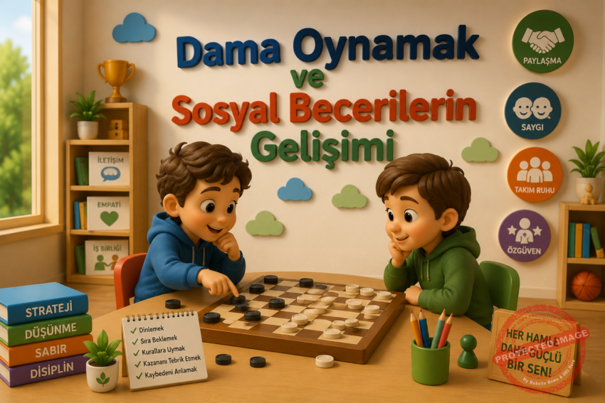Dama Oynamak ve Sosyal Becerilerin Gelişimi 1 Dama Oynamak ve Sosyal Becerilerin Gelişimi