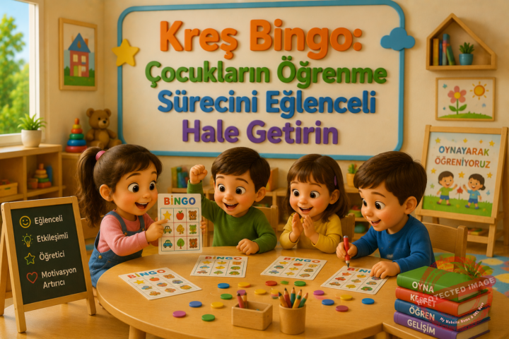Kreş Bingo: Çocukların Öğrenme Sürecini Eğlenceli Hale Getirin 1 Kreş Bingo Çocukların Öğrenme Sürecini Eğlenceli Hale Getirin
