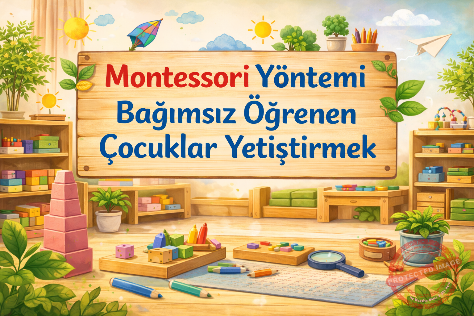 Montessori Yöntemi ile Bağımsız Öğrenen Çocuklar Yetiştirmek 1 Montessori Yöntemi ile Bağımsız Öğrenen Çocuklar Yetiştirmek