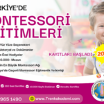 Montessori Eğitmen Eğitimi 2026